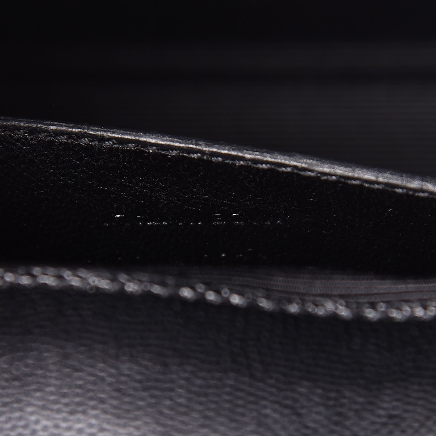 Saint Laurent Grain De Poudre Monogram Cassandre Clutch Black 8 of 14