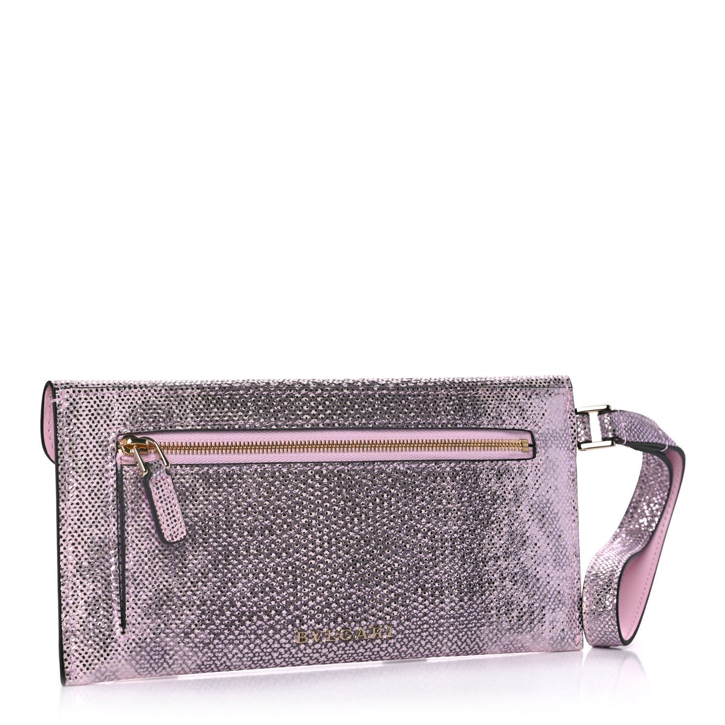 Karung Serpenti Forever Wristlet Wallet Pink
