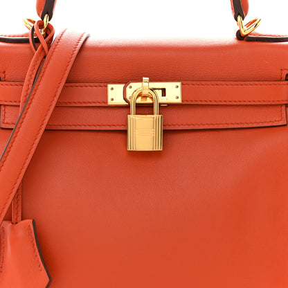Hermes Swift Kelly Retourne 25 Terre Battue 8 of 15