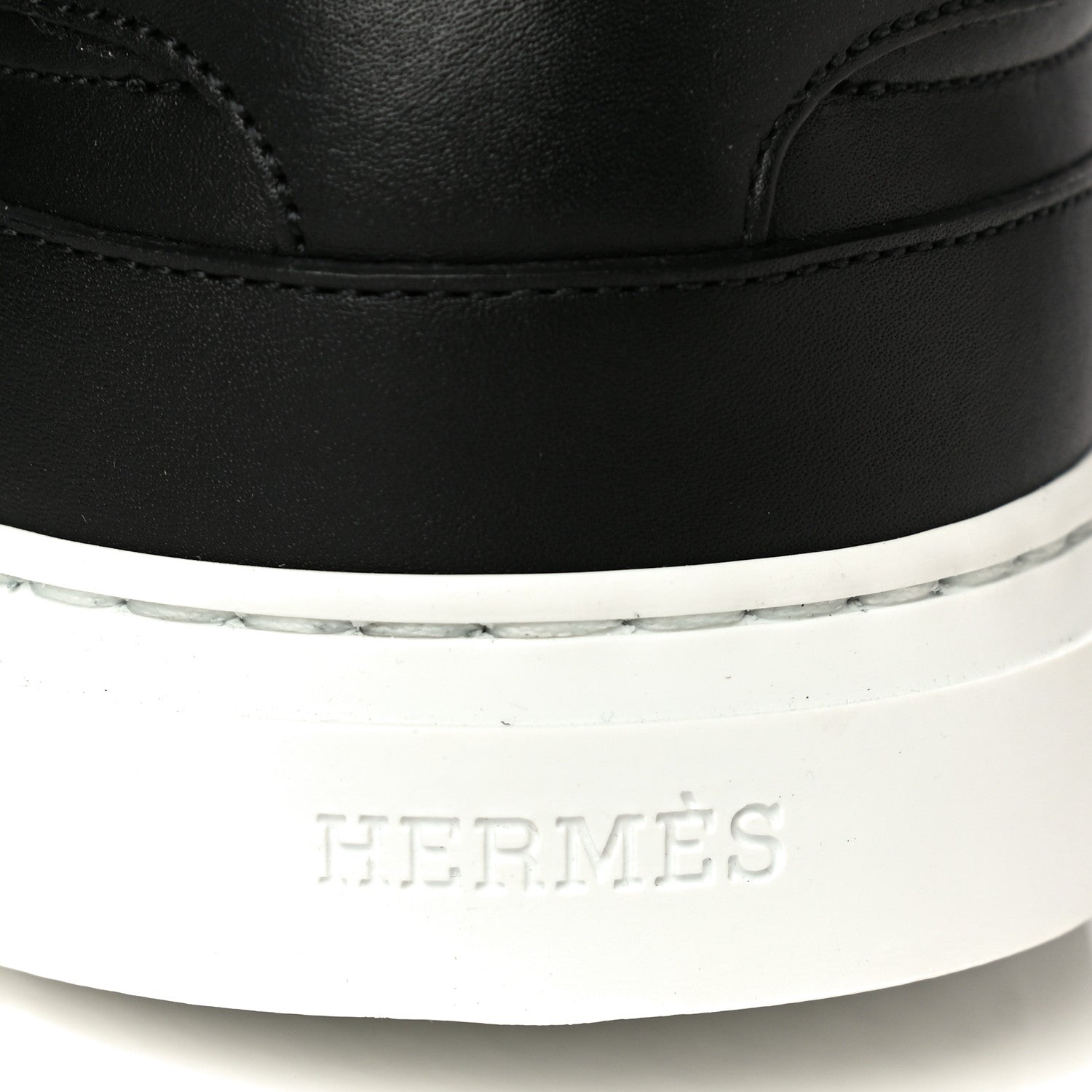 Hermes Calfskin Day Sneakers 40 Black 9 of 14