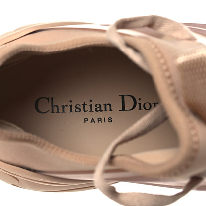 Christian Dior Neoprene Rubber Womens D-Connect Sneakers 39 Nude 7 of 8