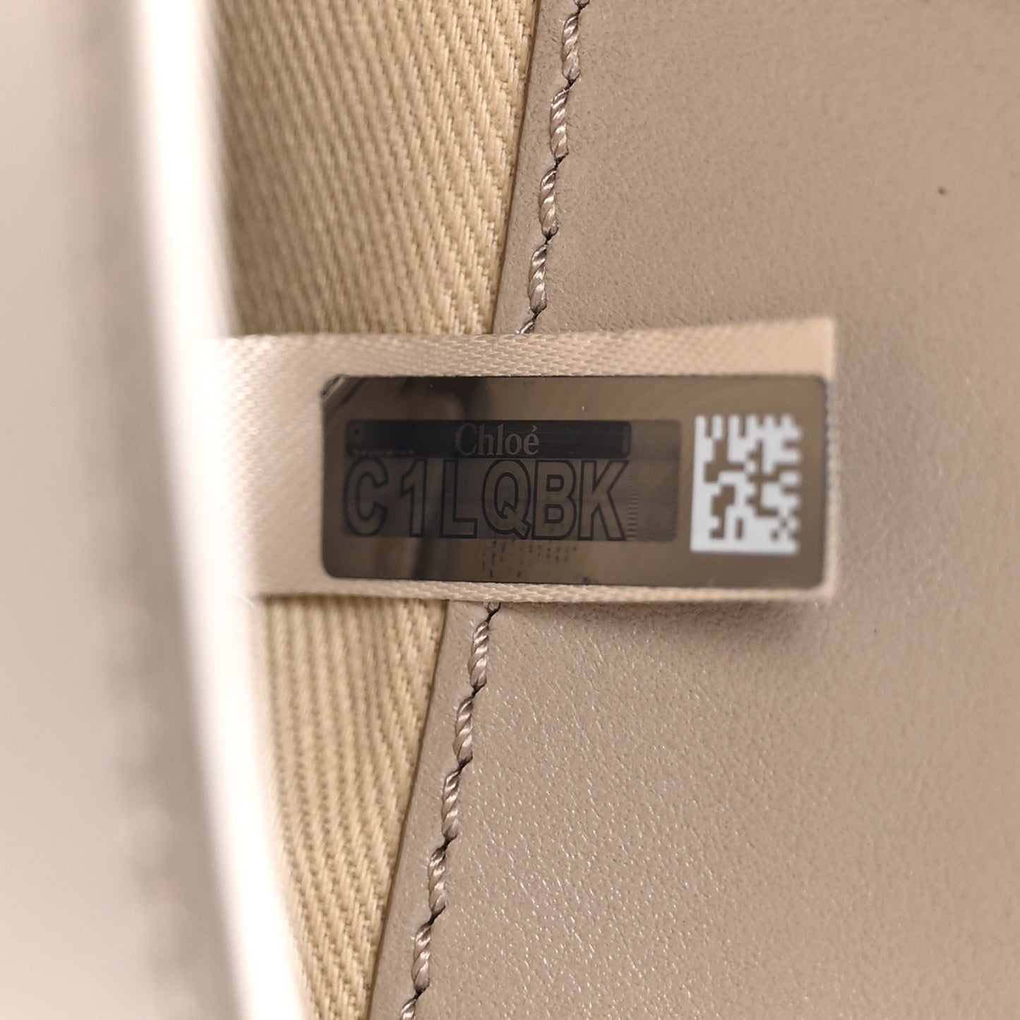 Calfskin Suede C Belt Bag Motty Grey