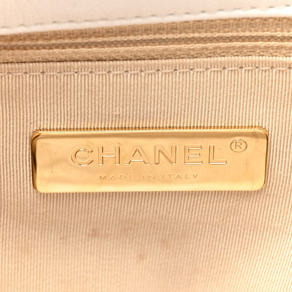 Chanel Lambskin Quilted Medium Chanel 19 Flap White 6 of 14