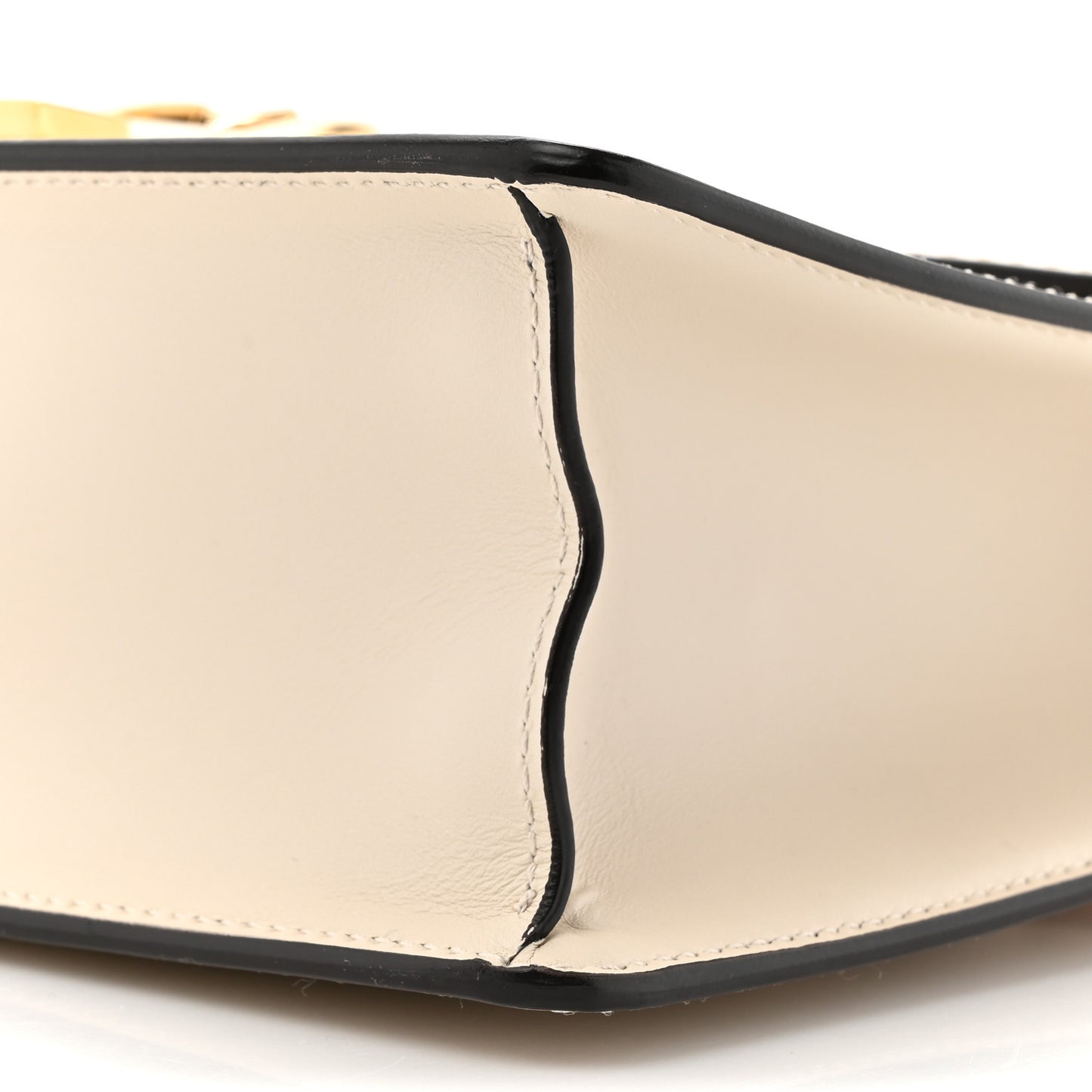 Calfskin Small Sylvie Shoulder Bag Off White