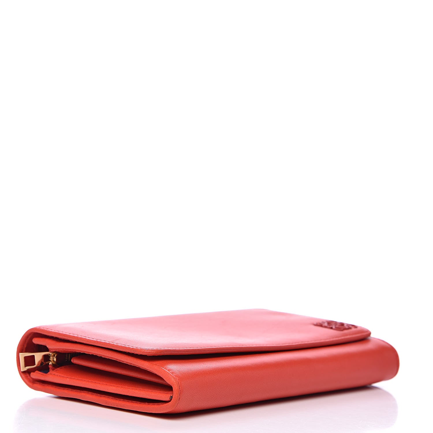 Loewe Lambskin Continental Clutch Primary Red 4 of 11