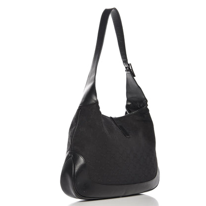 Gucci Monogram Small Jackie O Hobo Black 3 of 17