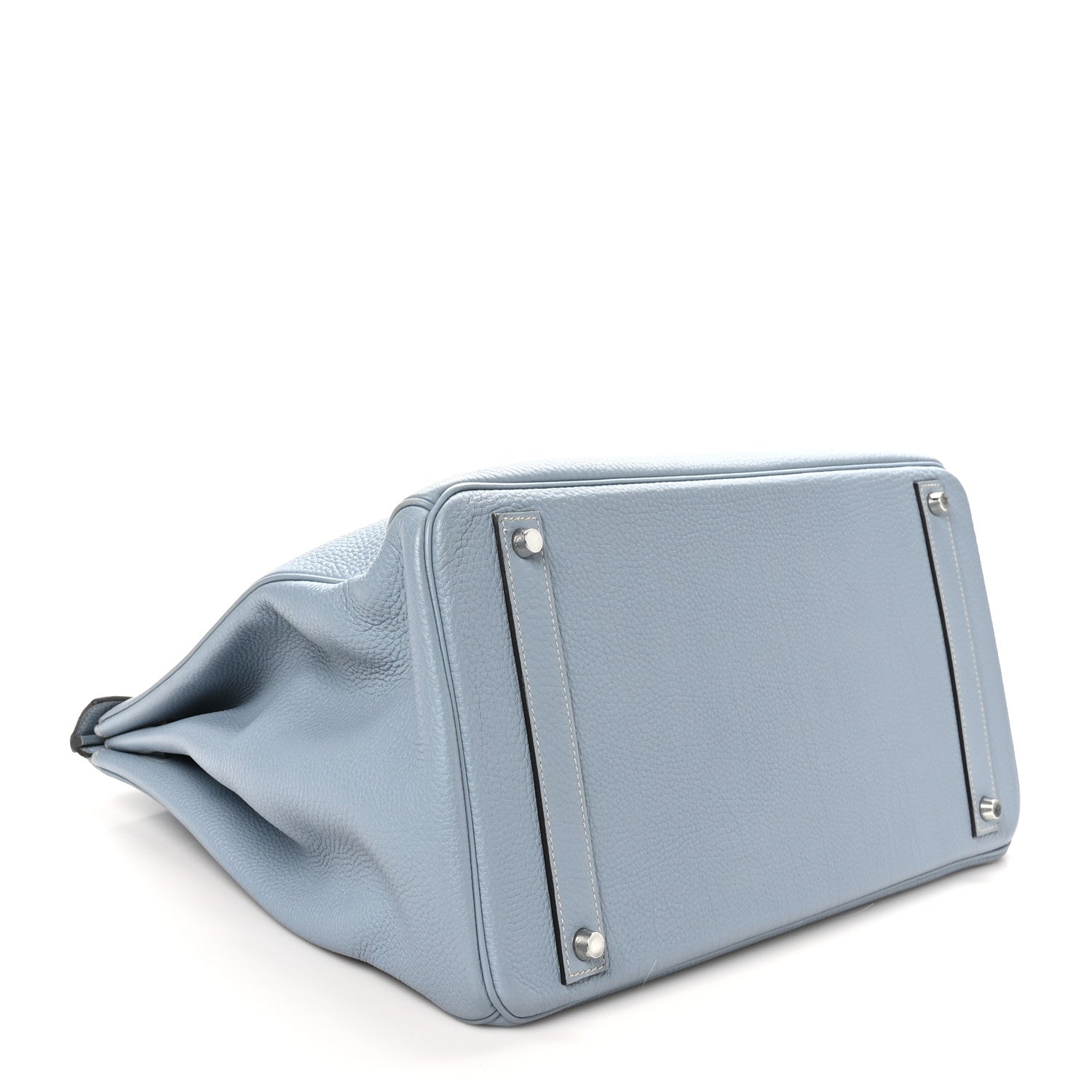 Hermes Togo Birkin 40 Bleu Lin 4 of 10