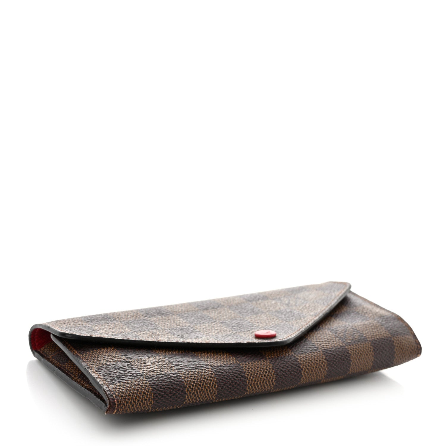 Louis Vuitton Damier Ebene Josephine Wallet Red 4 of 16