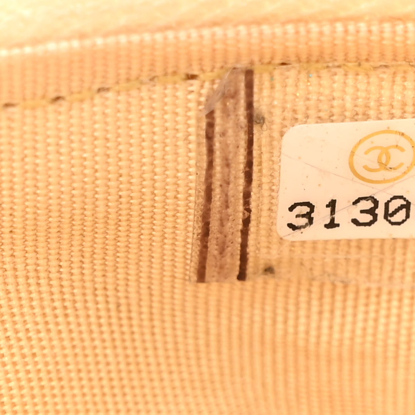 Metallic Caviar Quilted Mini Top Handle Vanity With Chain Gold