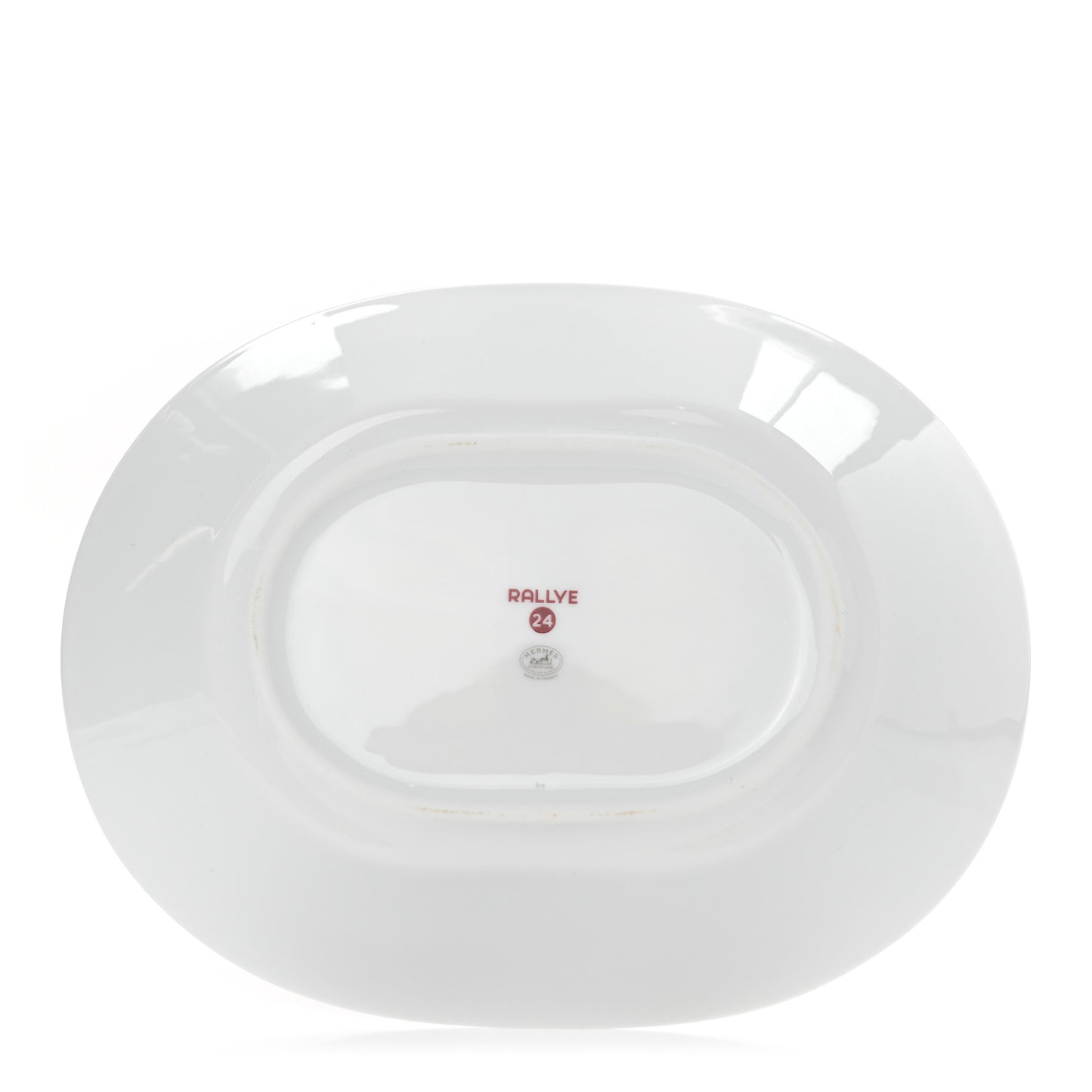 Porcelain Rallye 24 Mini Oval Plate