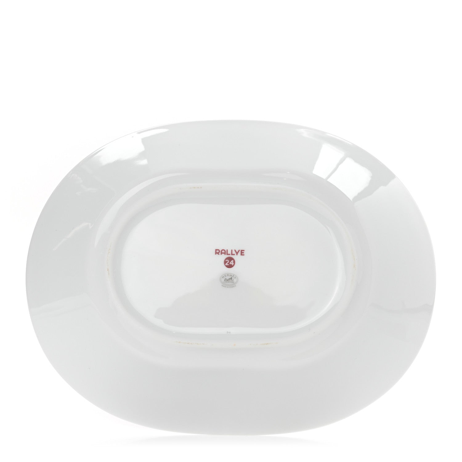 Hermes Porcelain Rallye 24 Mini Oval Plate 3 of 7