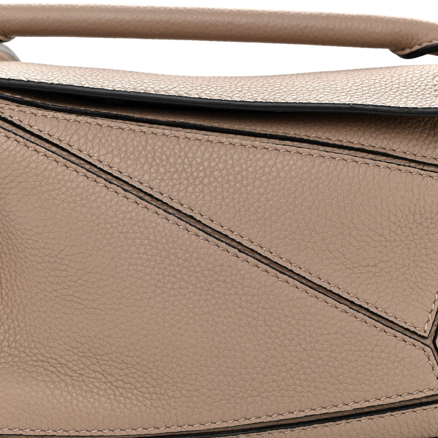 Calfskin Mini Puzzle Bag Sand