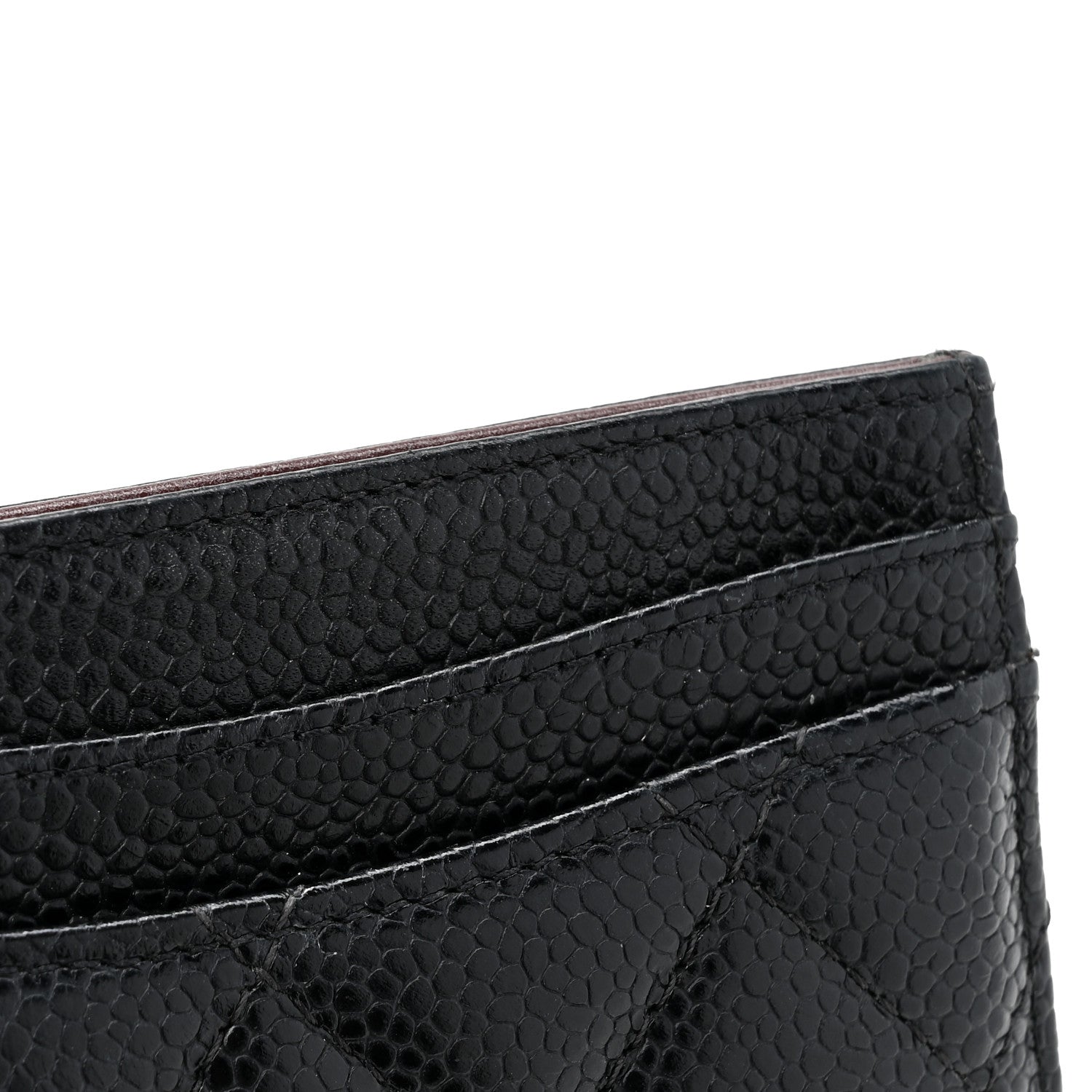 Chanel Caviar Quilted Card Holder Black 9 of 10