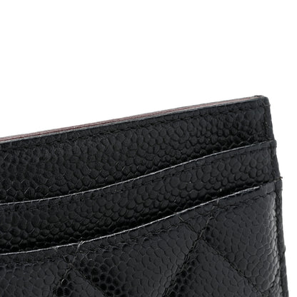 Chanel Caviar Quilted Card Holder Black 9 of 10