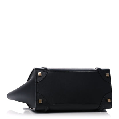Celine Smooth Calfskin Micro Luggage Black 4 of 11