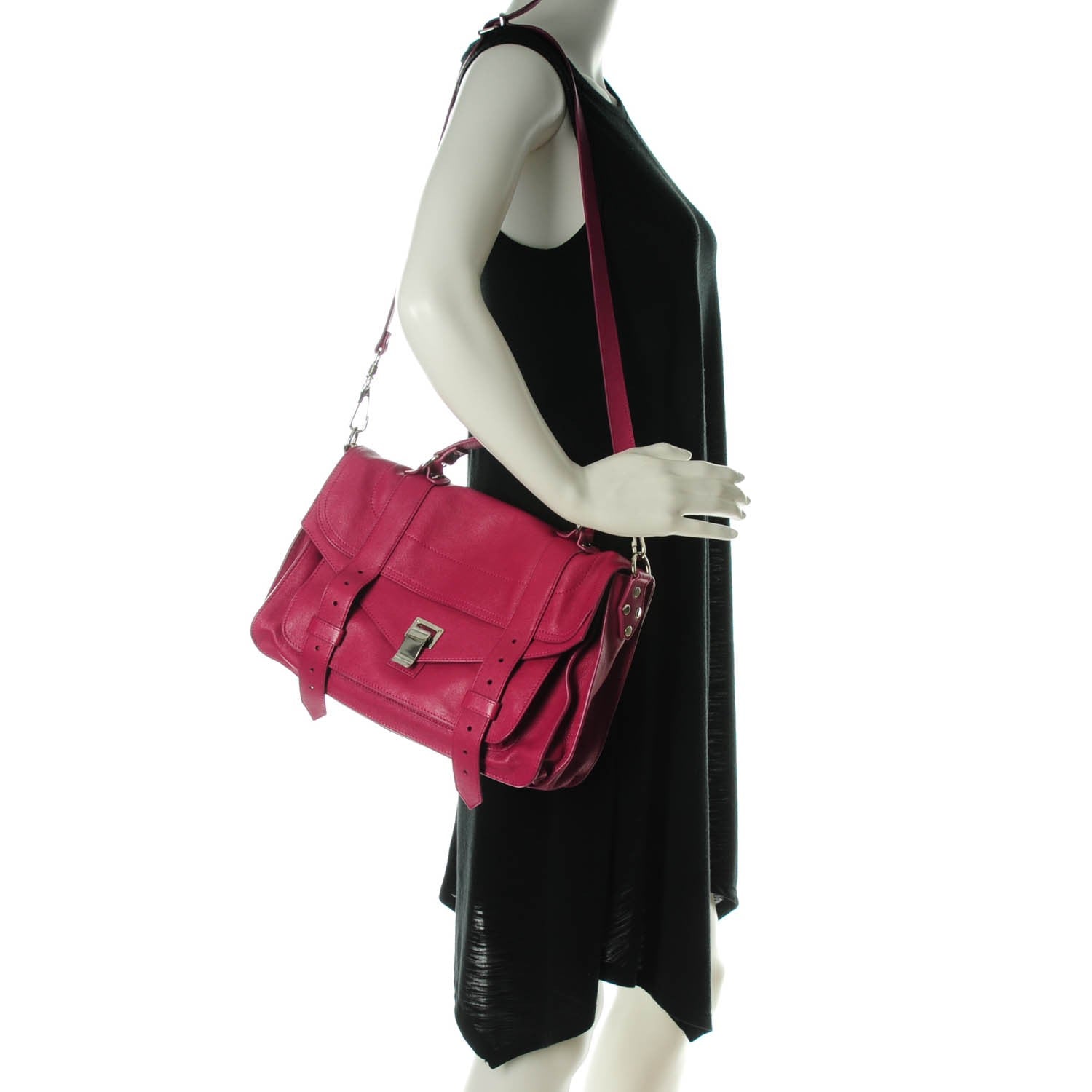 Proenza Schouler Lambskin Medium PS1 Satchel Fleur De Lys 2 of 7