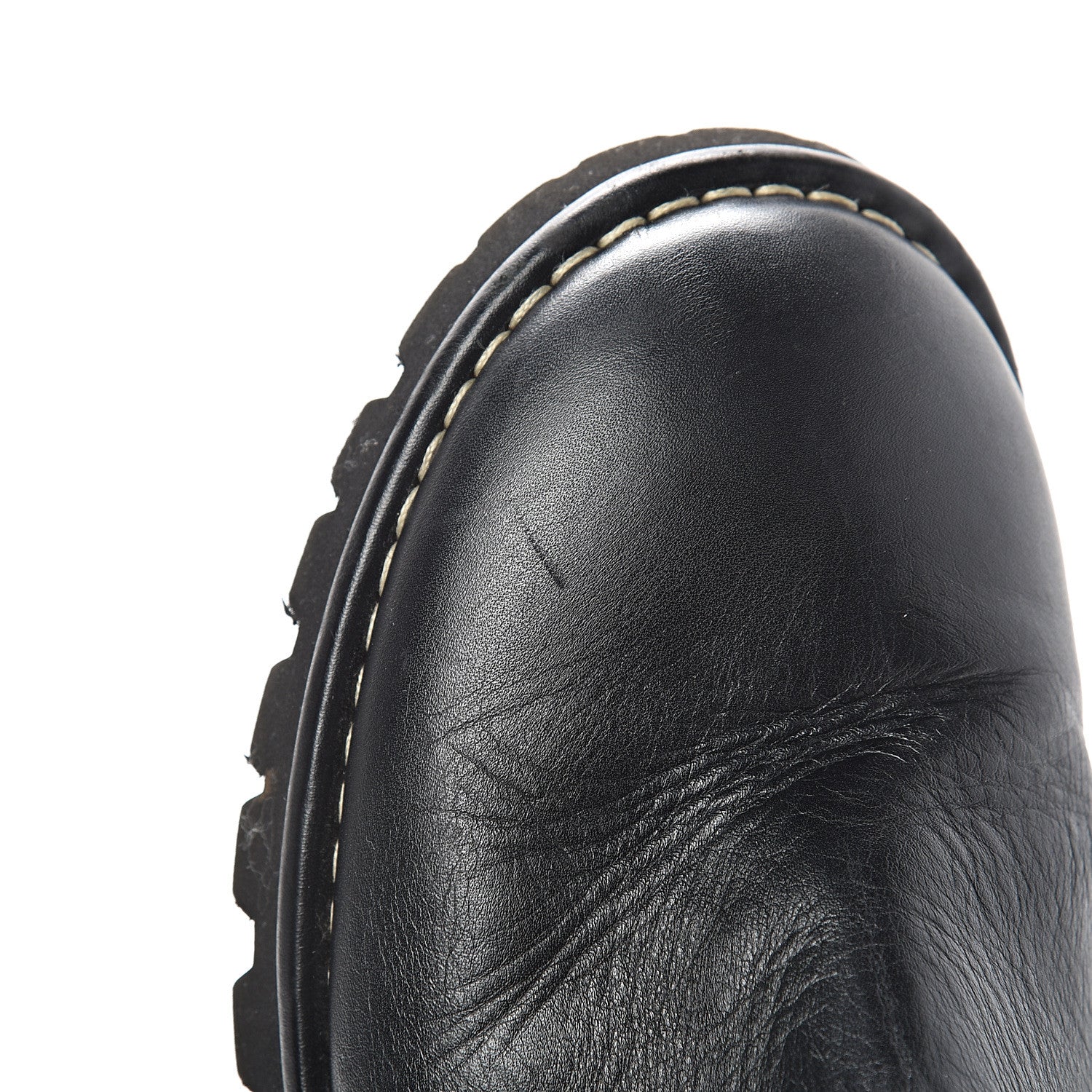 Chanel Calfskin Motorcycle Zipper Boots 41 Black 9 of 9