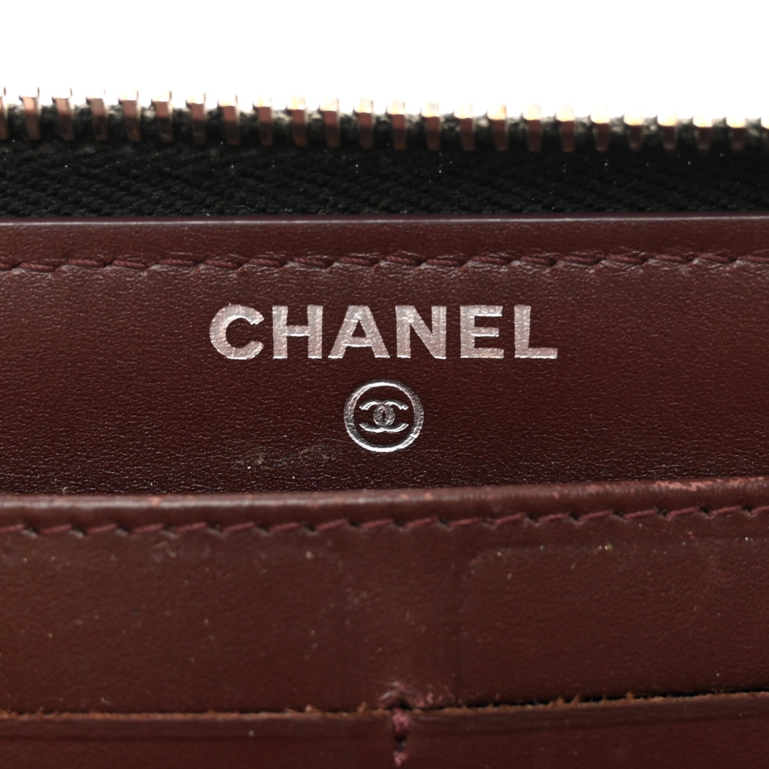 Chanel Caviar Quilted Large Gusset Zip Around Wallet Black 6 of 15