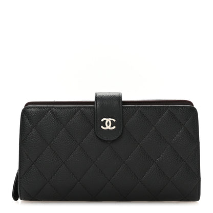 Chanel Caviar Quilted CC French Wallet Black 1 of 10
