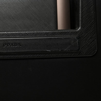 Prada Tessuto Nylon Saffiano Trolley Luggage Black 13 of 13