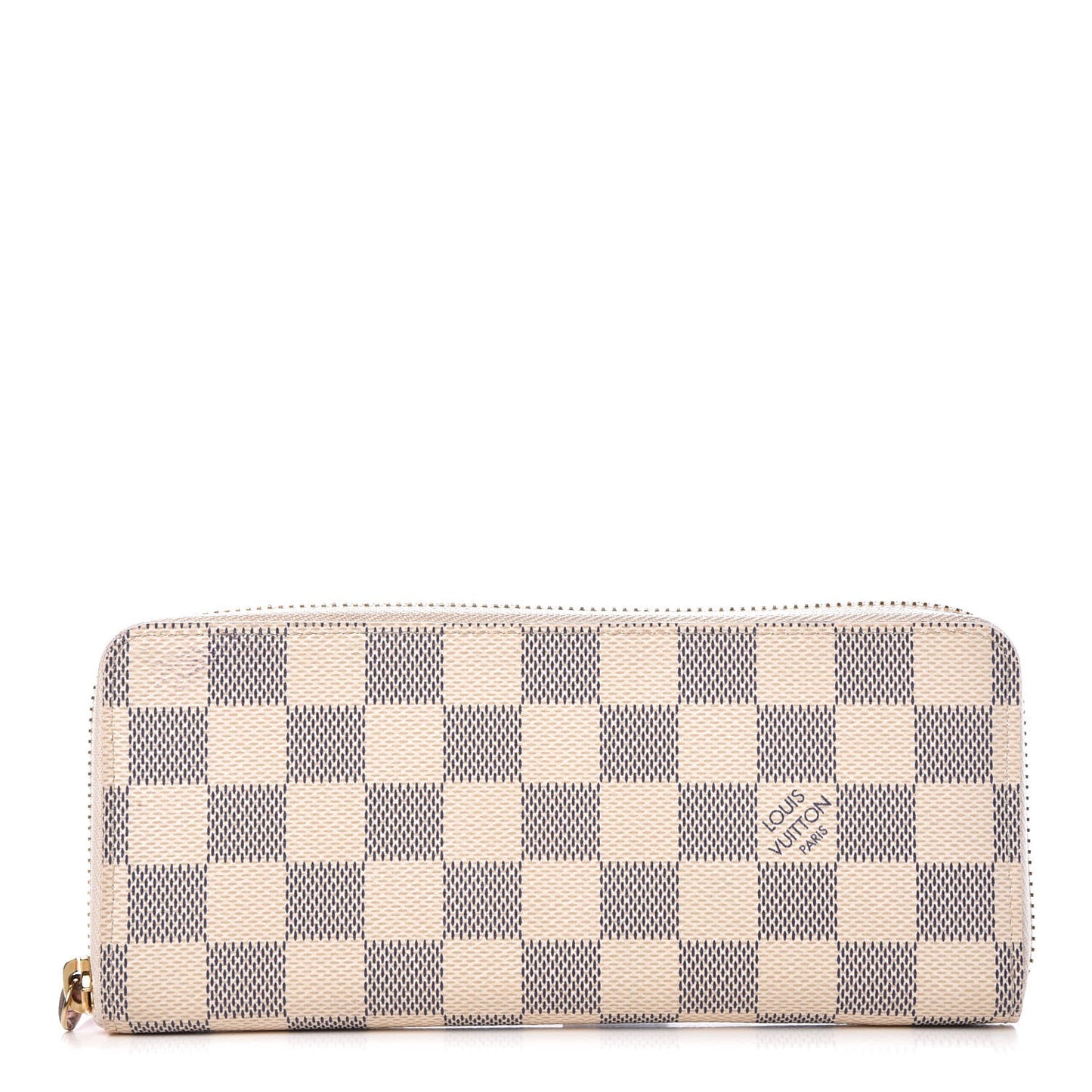Damier Azur Clemence Wallet Rose Ballerine