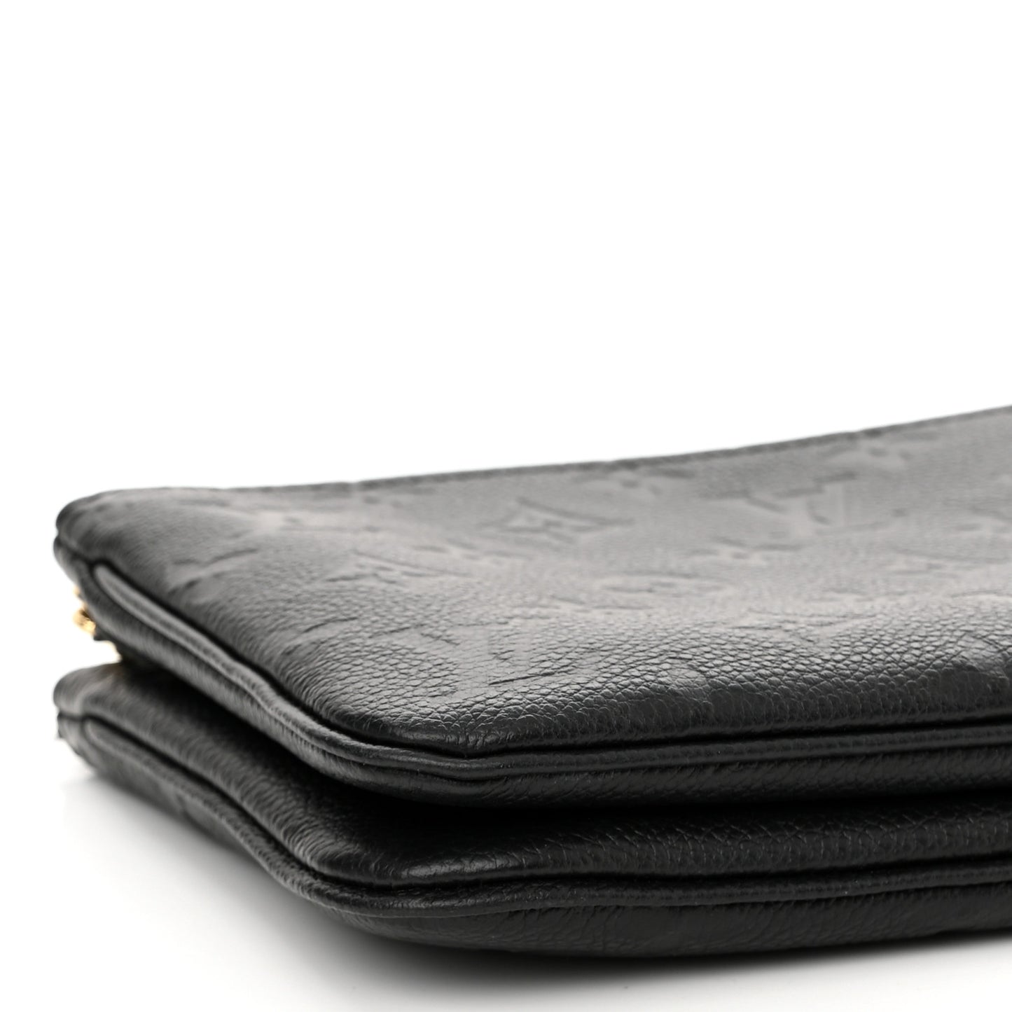 Empreinte Double Zip Pochette Black