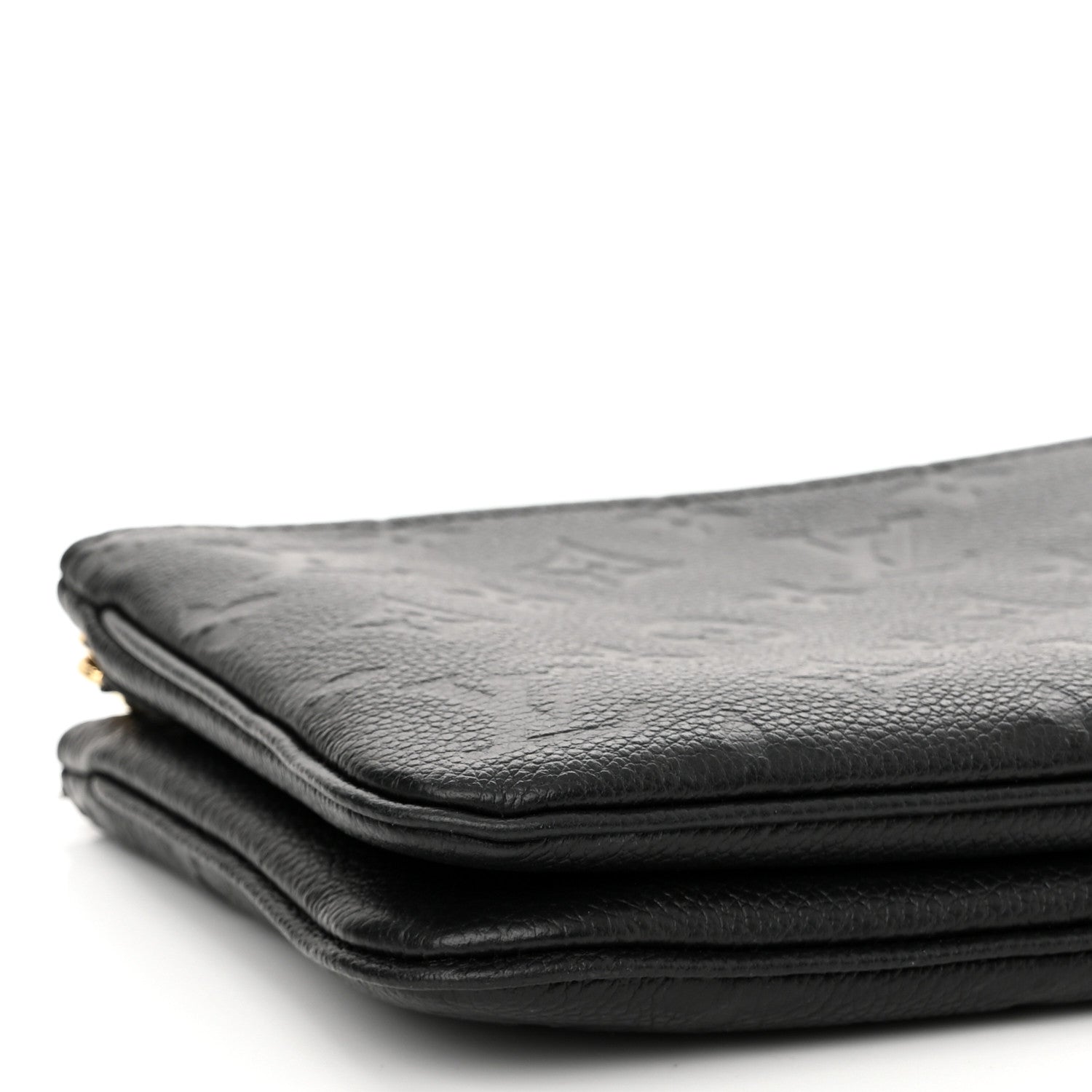 Louis Vuitton Empreinte Double Zip Pochette Black 9 of 10