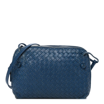 Bottega Veneta Nappa Intrecciato Nodini Bag Petrol Blue 1 of 10