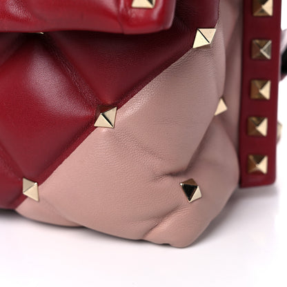 Valentino Garavani Nappa Medium Candystud Top Handle Bag Poudre Rubino 15 of 16