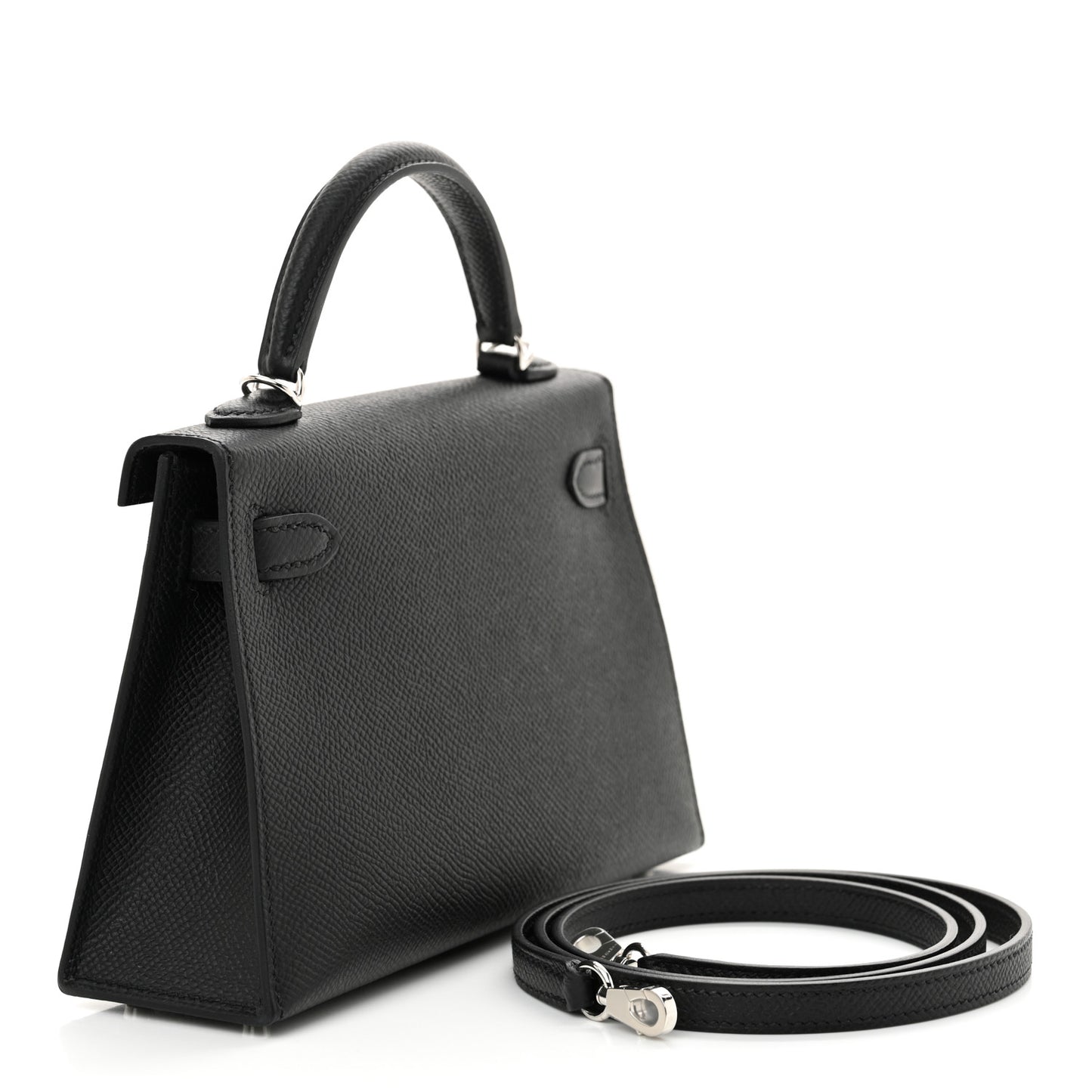 Epsom Mini Kelly Sellier 20 Black