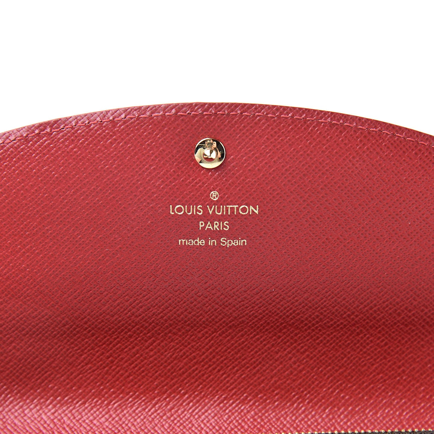 Damier Ebene Caissa Wallet Cherry