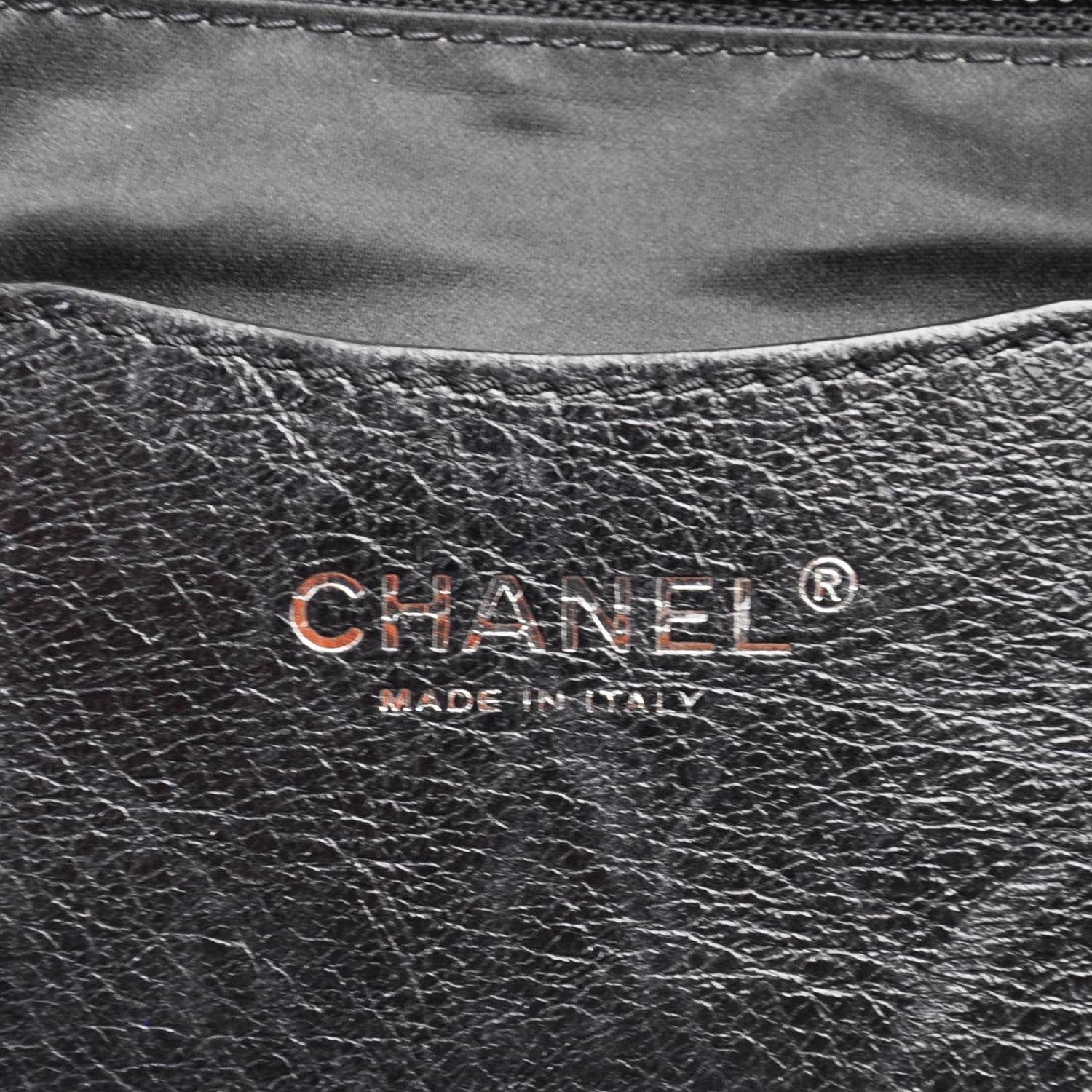 Chanel Glazed Calfskin On The Road Tote Black 8 of 8