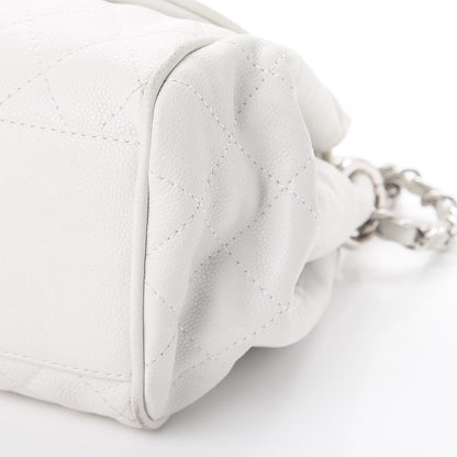 Chanel Caviar Quilted Timeless Accordion Flap White 13 of 15