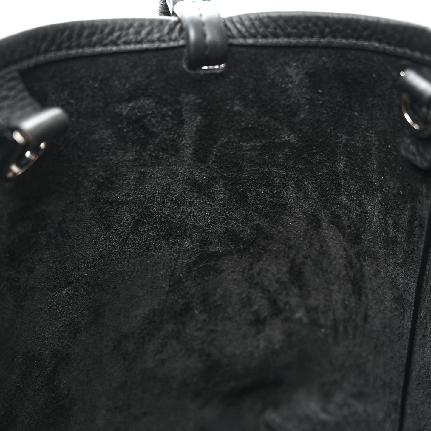 Grained Calfskin Small Park Tote Black
