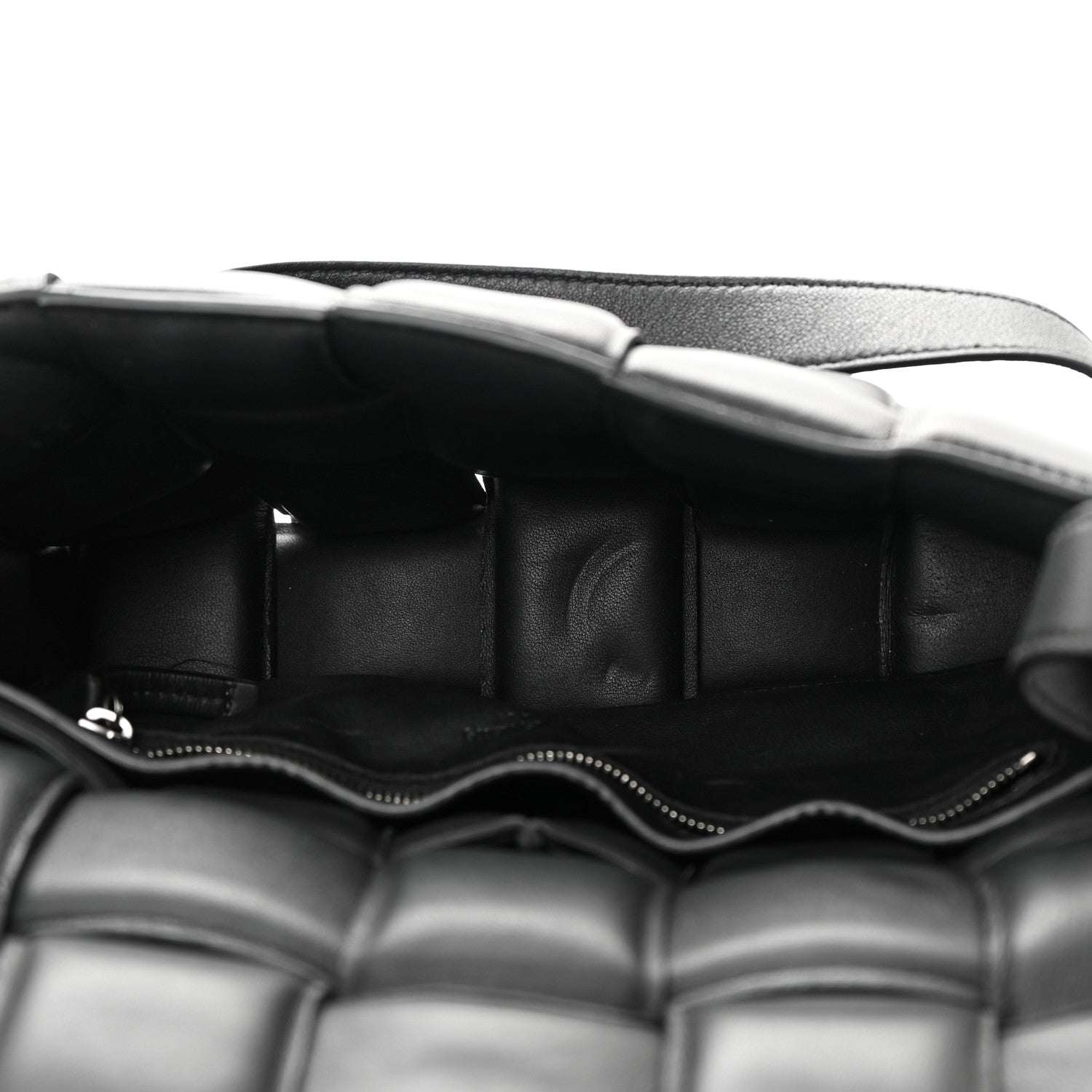 Bottega Veneta Nappa Maxi Intreccio Padded Cassette Crossbody Bag Black 5 of 20