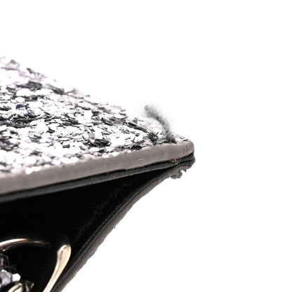 Saint Laurent Glitter Monogram Galactica Satchel Silver 10 of 10