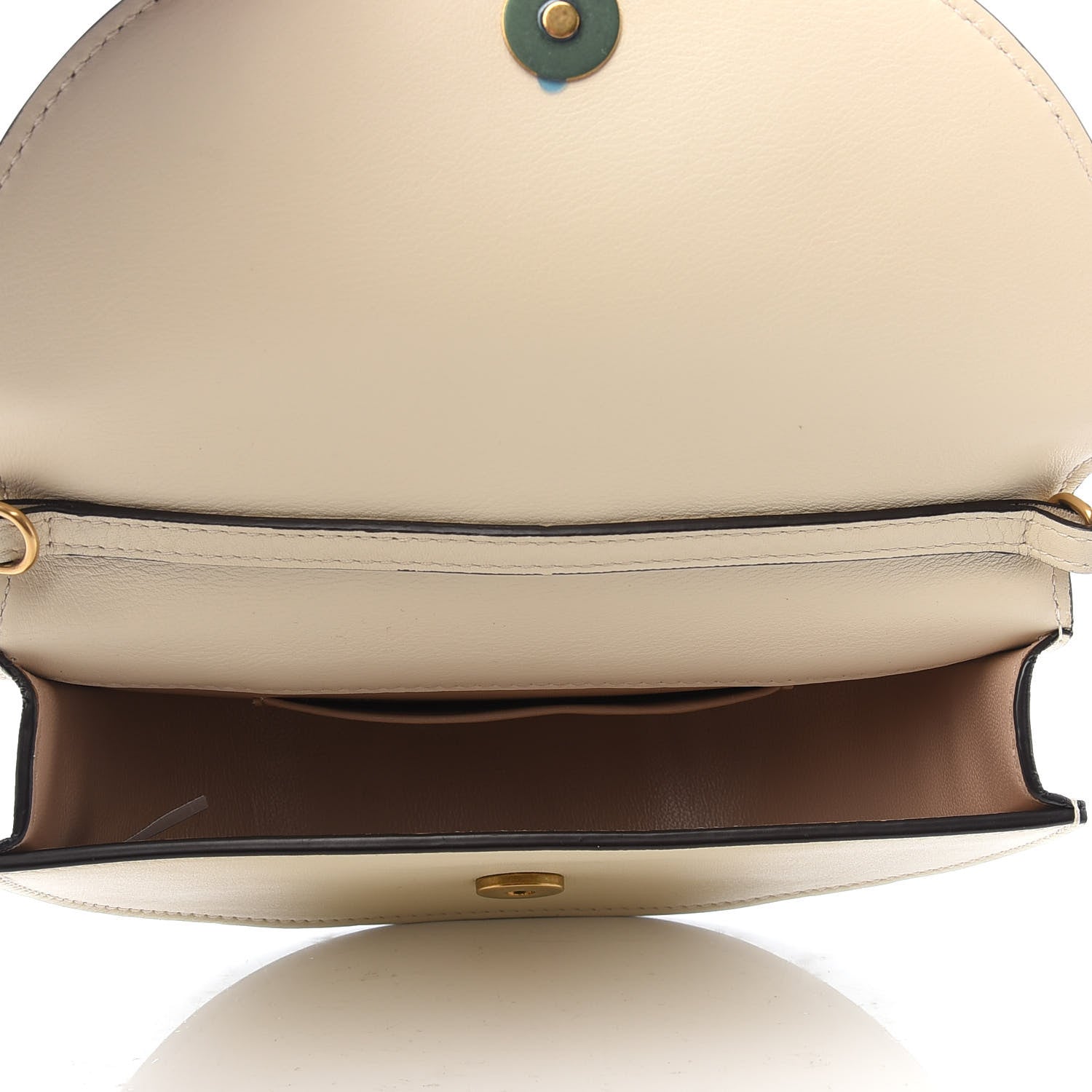 Chloe Calfskin Small Nile Bracelet Minaudiere Bag Off White 5 of 9