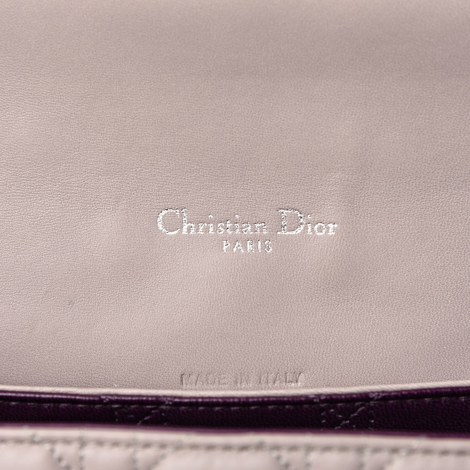 Christian Dior Lambskin Cannage Medium Miss Dior Flap Grey 6 of 15