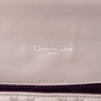 Christian Dior Lambskin Cannage Medium Miss Dior Flap Grey 6 of 15