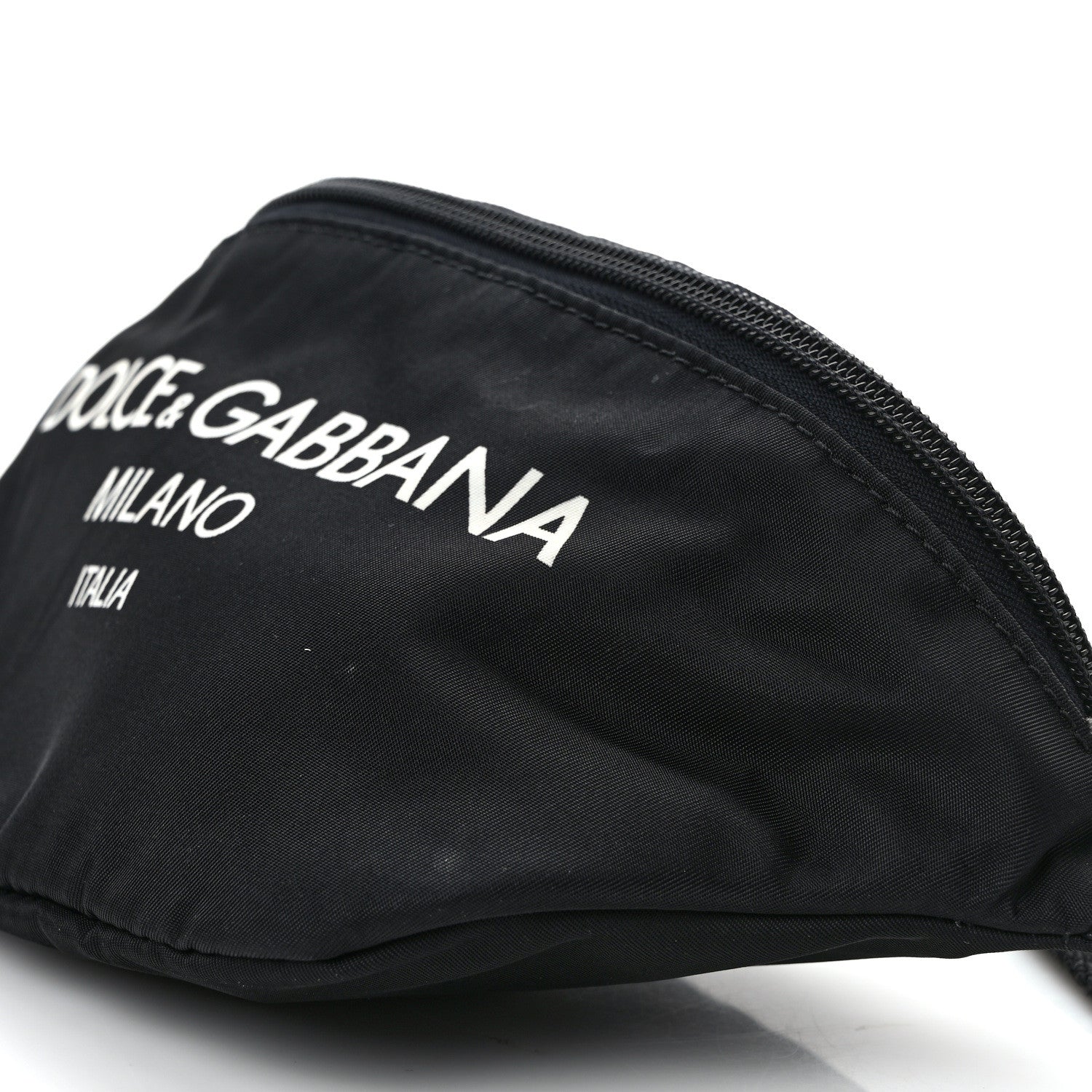 Dolce & Gabbana DOLCE GABBANA Nylon Logo Belt Bag Black 8 of 8