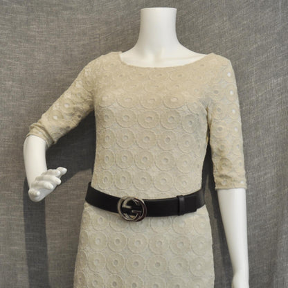 Gucci Leather GG Belt Black 80 32 2 of 6