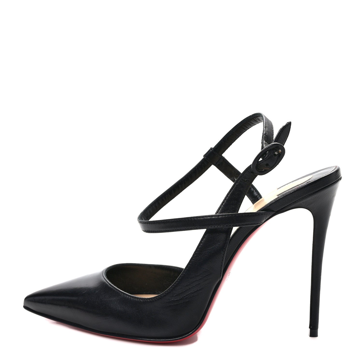Christian Louboutin Kid Jenlove 100 Pumps 38 Black 1 of 8