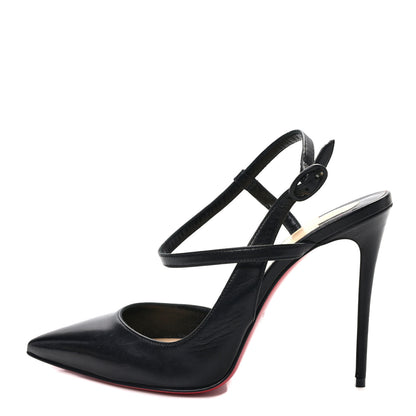 Christian Louboutin Kid Jenlove 100 Pumps 38 Black 1 of 8