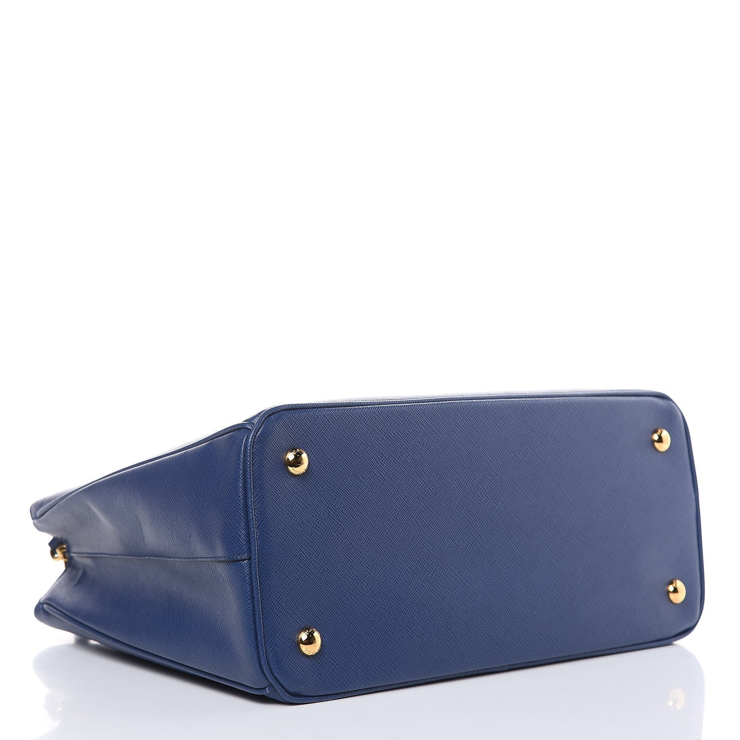 Prada Saffiano Lux Medium Tote Bluette 4 of 10