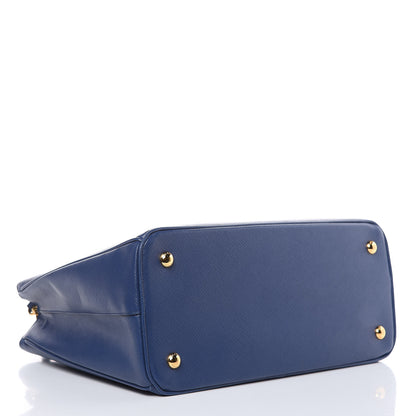 Prada Saffiano Lux Medium Tote Bluette 4 of 10