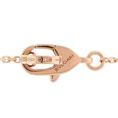 Bulgari 18K Rose Gold Diamond Carnelian Divas' Dream Pendant Necklace 4 of 5