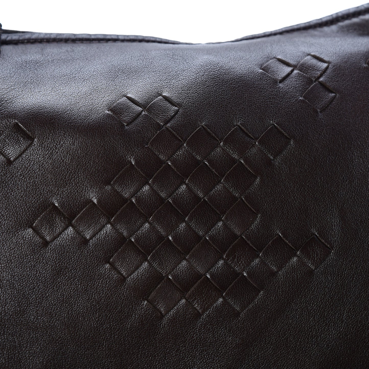 Nappa Intrecciato Medium Veneta Hobo Ebano
