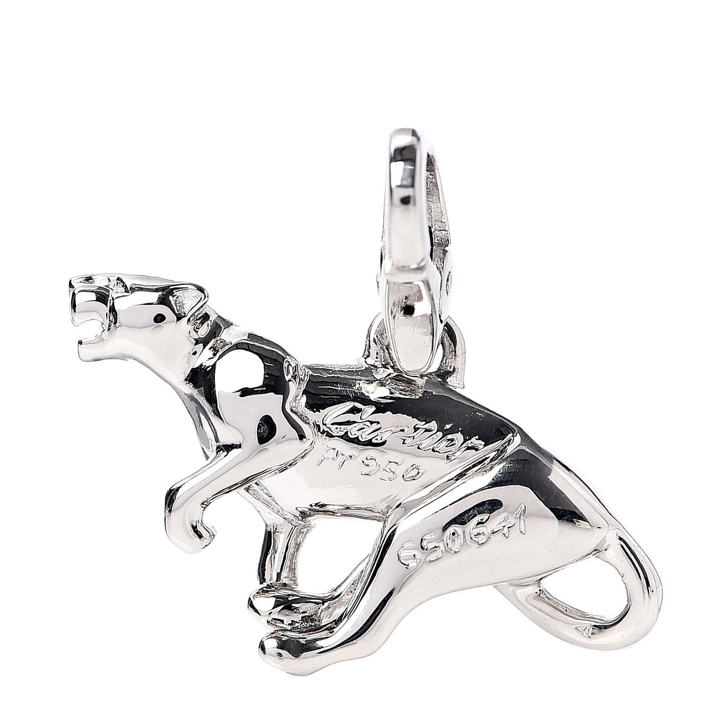Platinum Panthère Charm