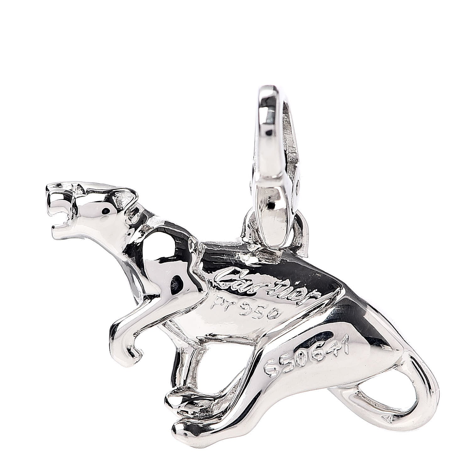 Cartier Platinum Panthère Charm 3 of 4