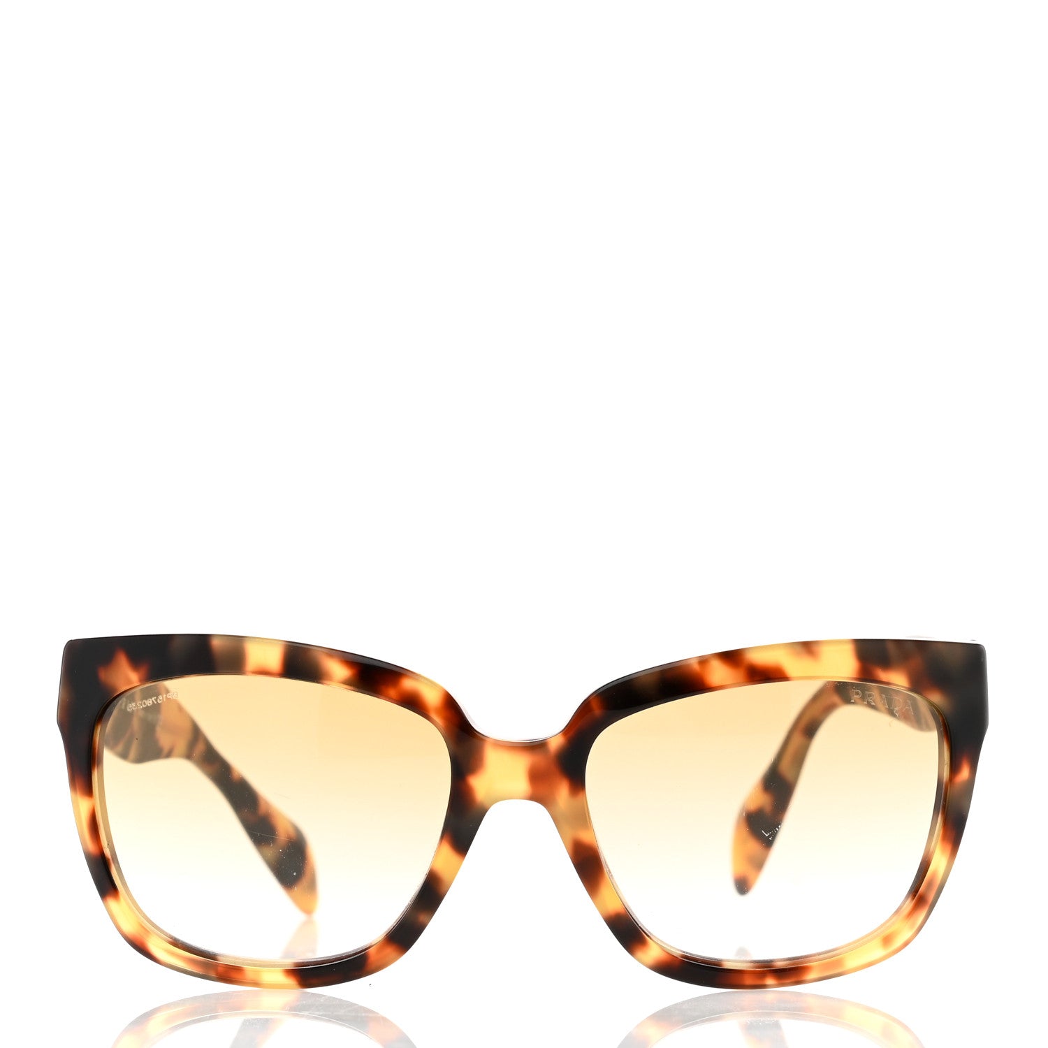 Prada Square Sunglasses SPR 07P Tortoise 2 of 8
